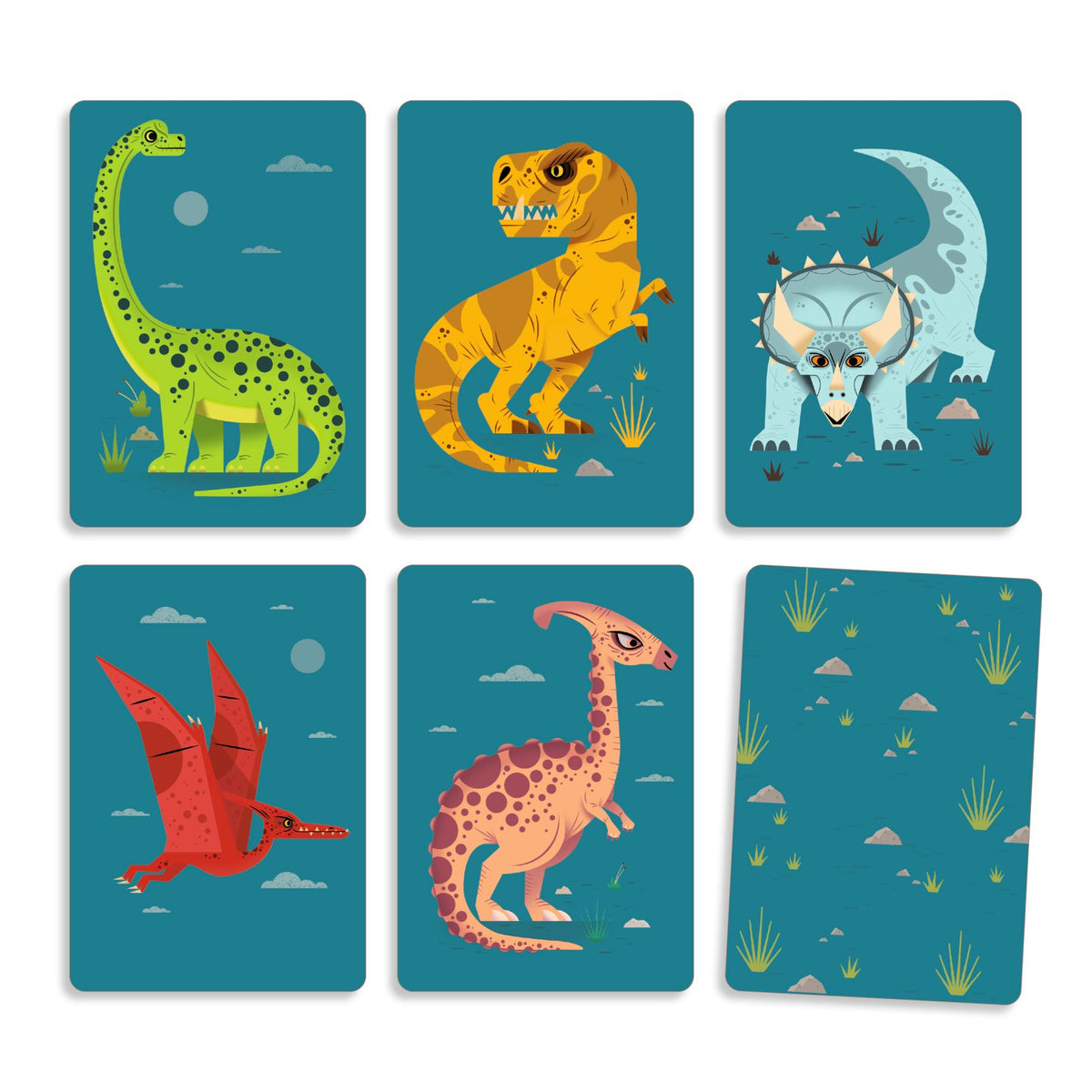 Stegosaurus, Triceratops, Brachiosaurier und Flugsaurier sind out. Bei diesem Spiel zirkulieren die Karten von Hand zu Hand und bei jedem Zug darfst du nur eine behalten.  - Entwurfs- und Strategiespiel. - Ein Spiel, um die Mechanik des "Entwurfs" zu lernen.