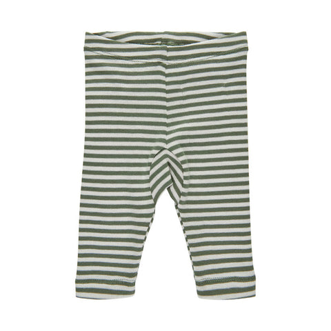 Babyhose Biobaumwolle | grün gestreift | Pippi Babywear