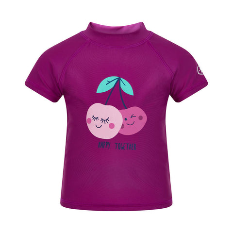 Baby UV Shirt 40+ kurzarm | Festival Fuchsia | Color Kids
