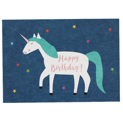 Postkarte | Einhorn "Happy Birthday" | ava & yves