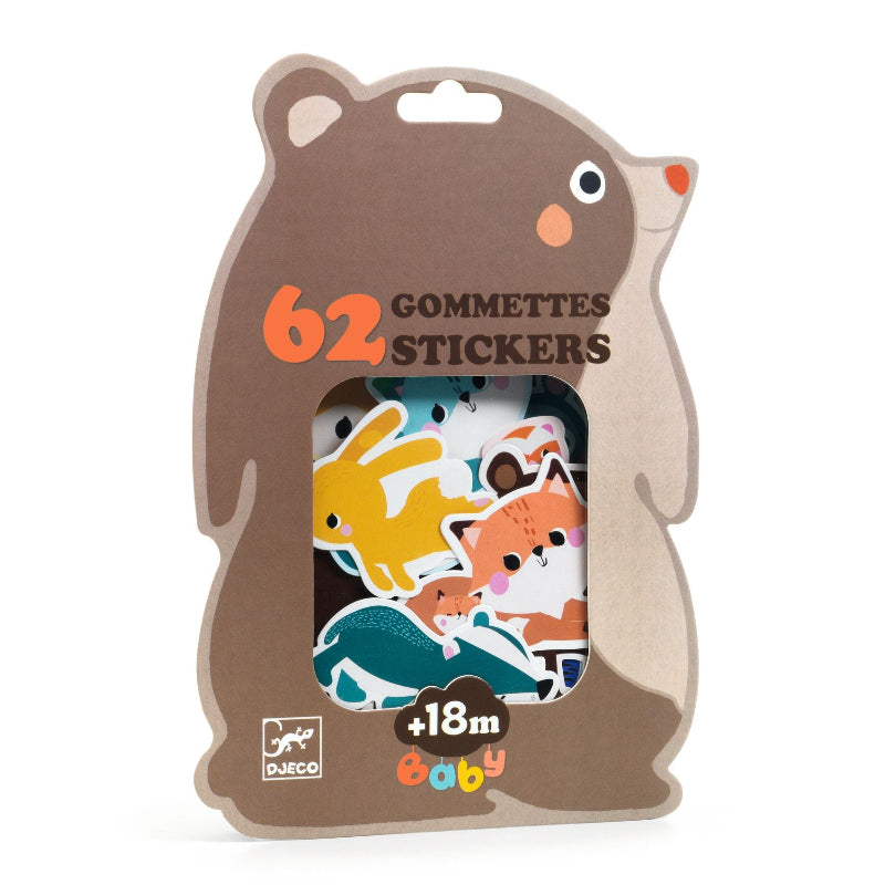 Große Sticker Tiere | verschiedene Designs | Djeco