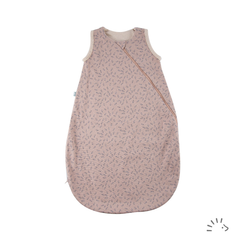 Schlafsack beige  Blätter