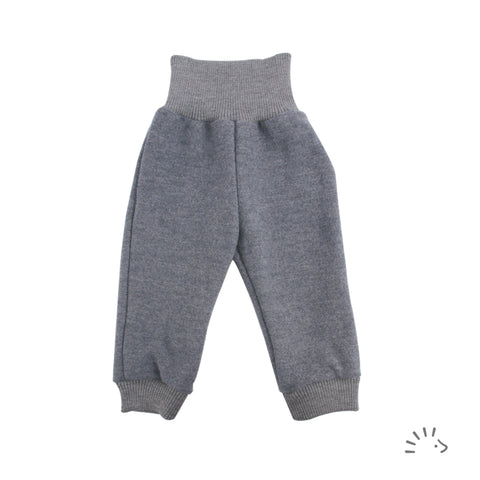 Die Wollwalkhose aus zertifizierter Merino-Wolle ist in der kalten Jahreszeit ein beliebtes, robustes Teil.anthrazit