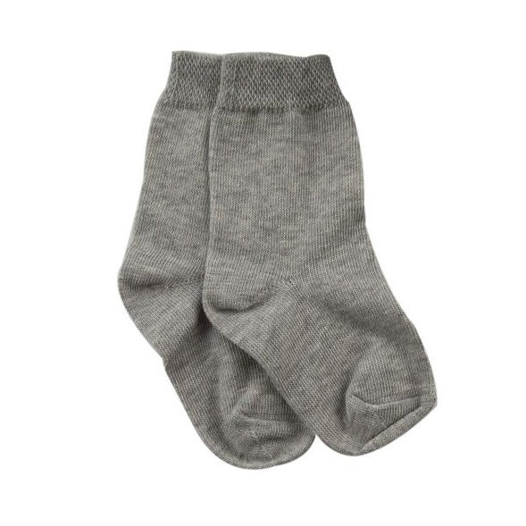 Socken Baumwolle hellgrau | iobio