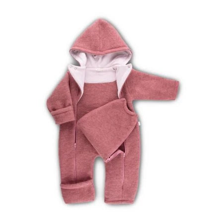 Baby-Overall Wollfleece | vintage rose | iobio