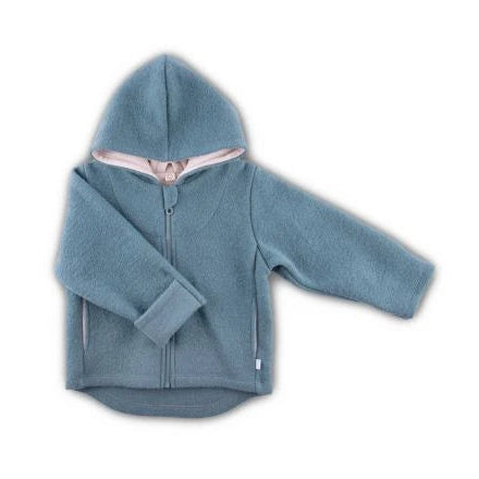 Jacke wollwalk hellblau