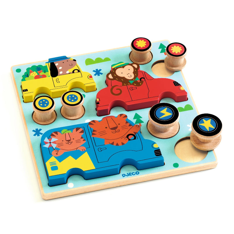 Holzpuzzle Fahrzeuge