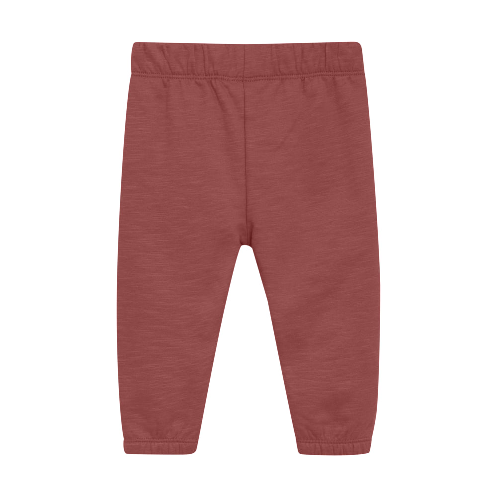 Rückseite: Sweatpants mit Gummibund an Taille und Beinen von Minymo