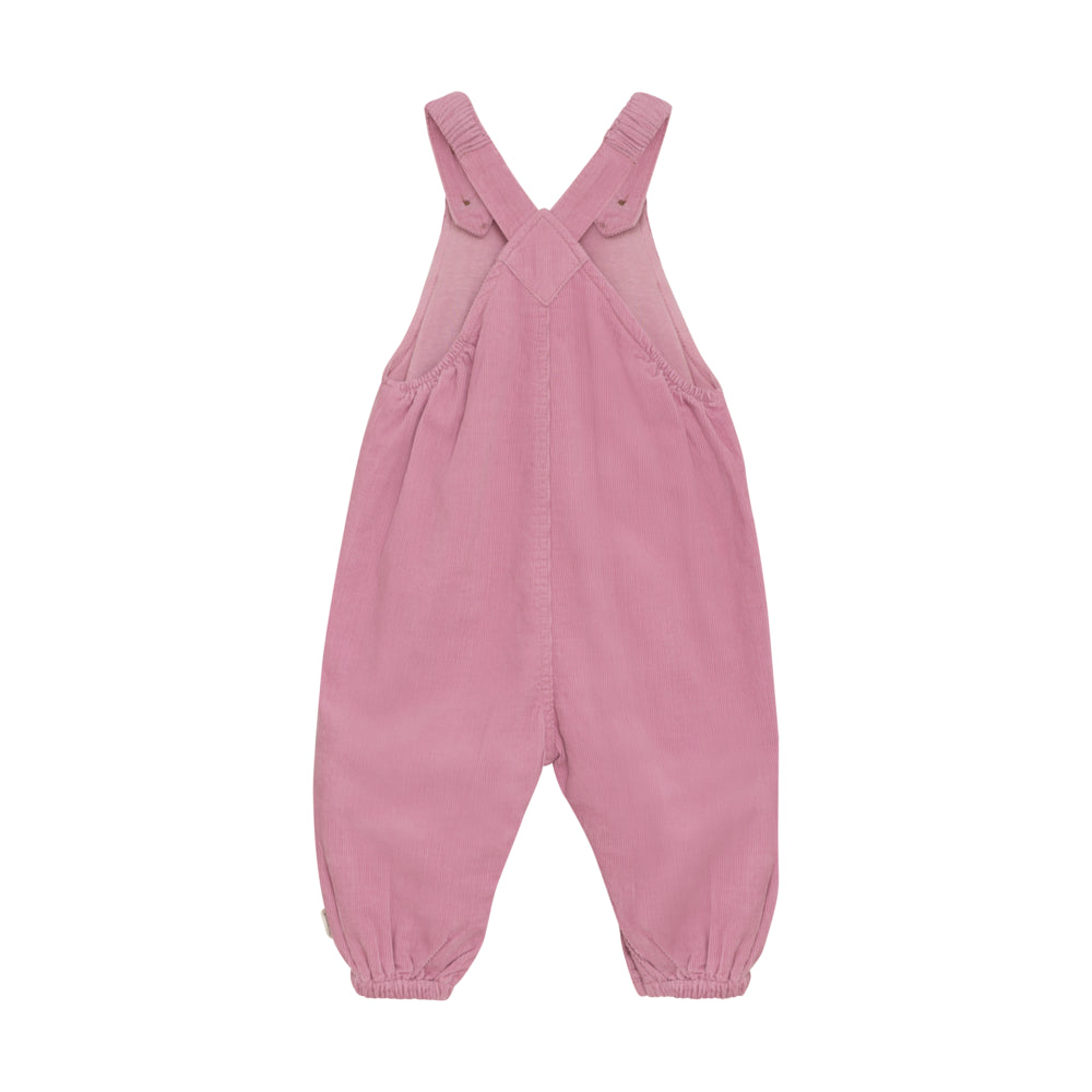 Rückseite: Latzhose aus Cord in rosa