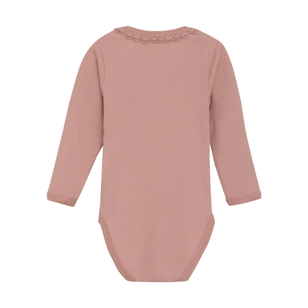 Rückseite: Body aus TENCEL von Minymo in altrosa