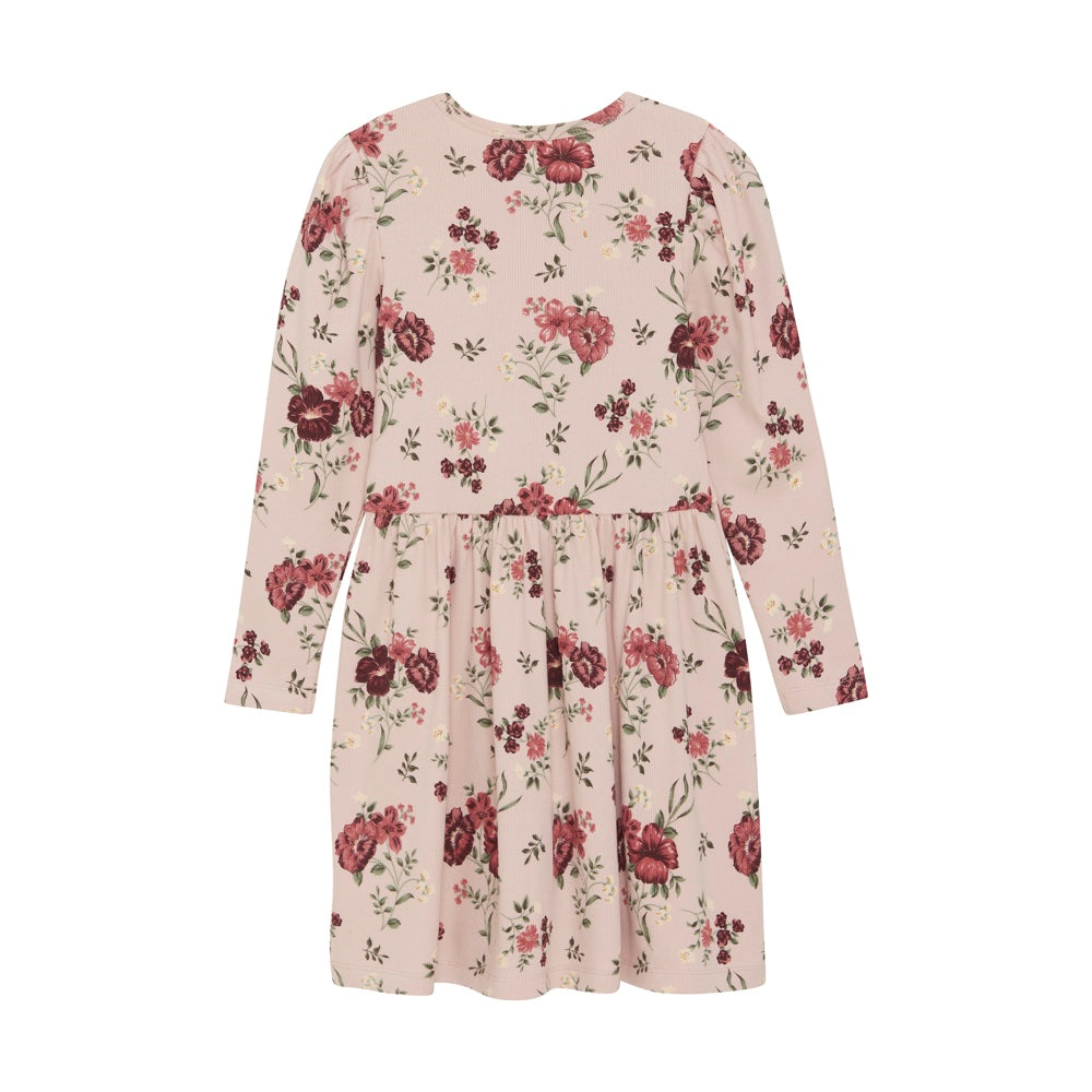 Kleid mit Blumen | Sepia Rose | Minymo