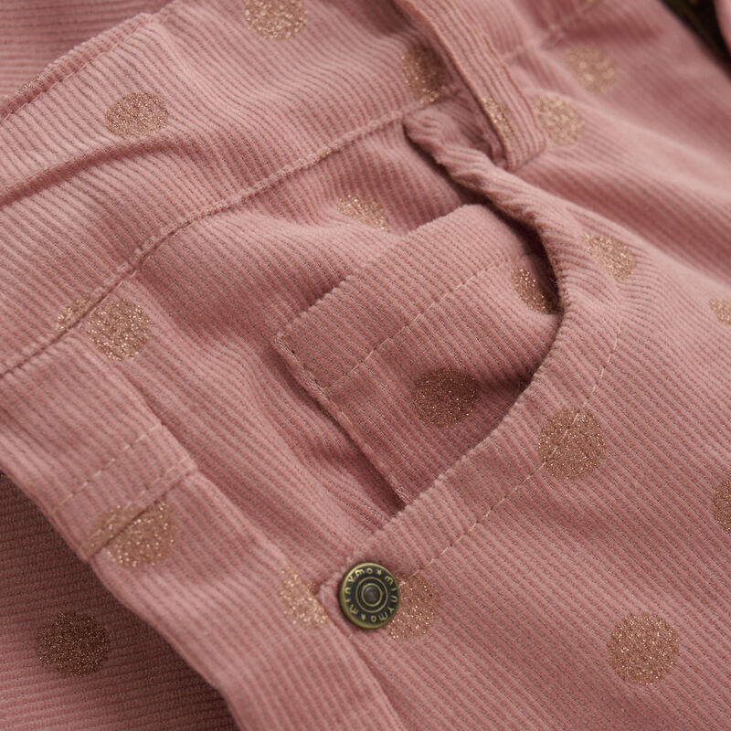 Cordhose mit Allover-Print | Dusty Rose | Minymo-kinderkram