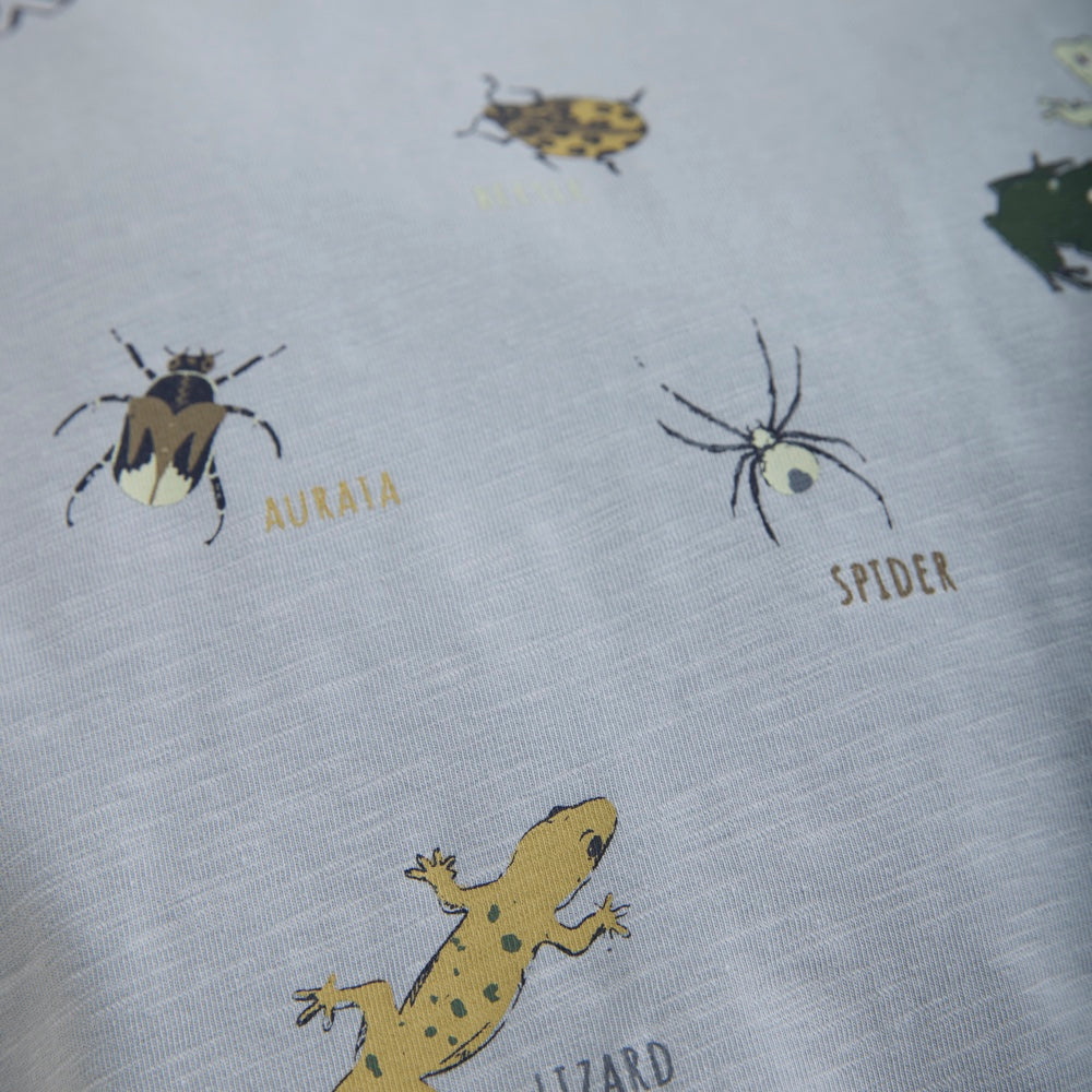 t-shirt mit insekten von minymo