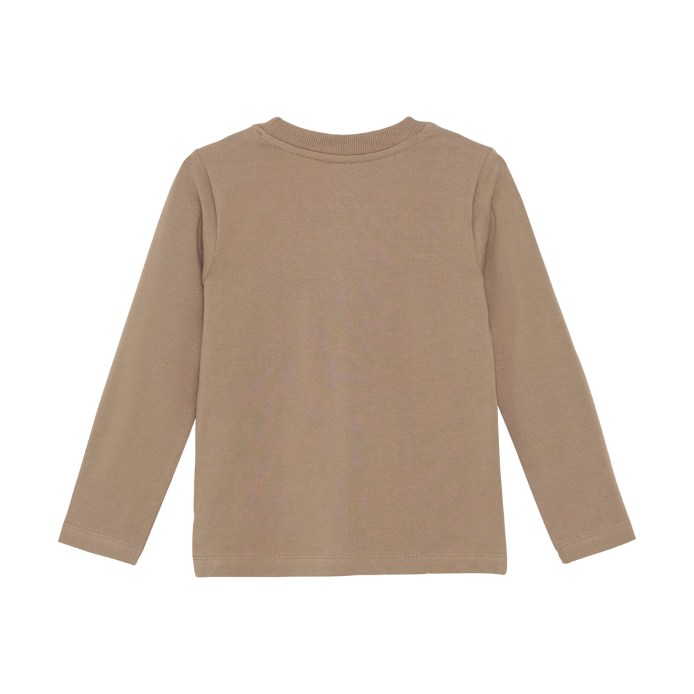 Rückseite: Langarmshirt Minymo, braun