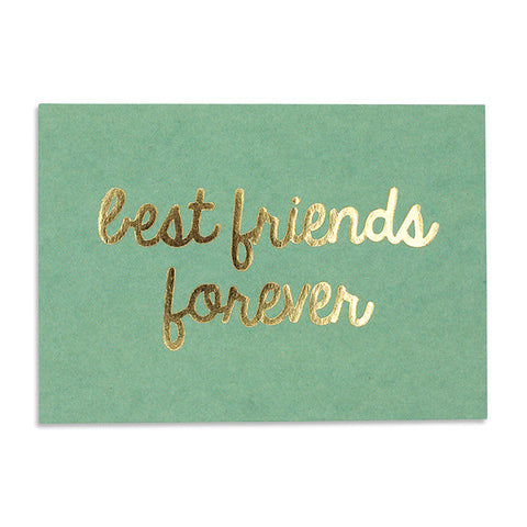 Best friends forever Postkarte