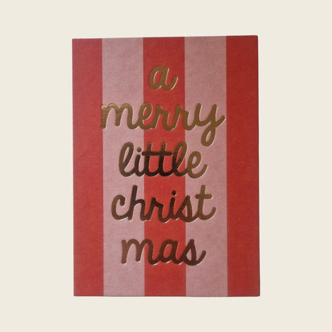 Postkarte "A merry little Christmas" | ava & yves