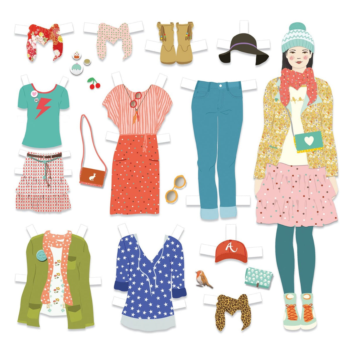 Kreativbox&nbsp;von Djeco
Ein Set für alle Modeliebhaber! Das Kind spielt Modedesigner und kleidet die 3 Freundinnen mit den 100 Kleidungsstücken und Accessoires, die sich im großen Kleiderschrank befinden, ein. Abwechslungsreicher Kreativ-Spielspaß garantiert!

Über 100 Kleidungsstücke und Accessoires, die kombiniert werden können, um unendlich viele verschiedene Outfits zu kreieren!

