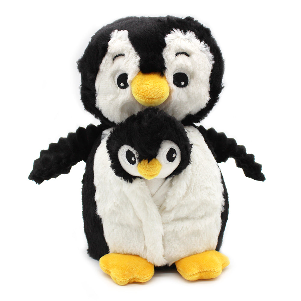 Kuscheltier Pinguin IGLOU, MUM & BABY schwarz | Les Deglingos