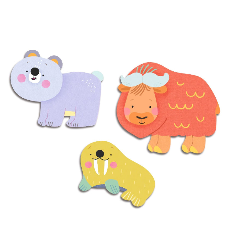 Große Sticker Tiere | verschiedene Designs | Djeco