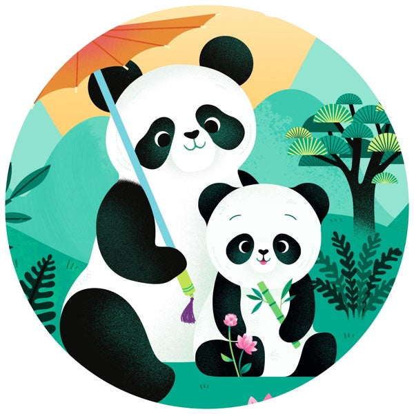 Puzzle 24 Teile Leo der Panda | Djeco