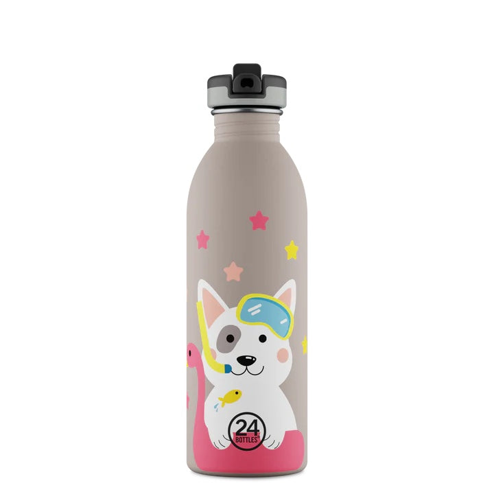 24bottles kids flasche mit Hundemotiv