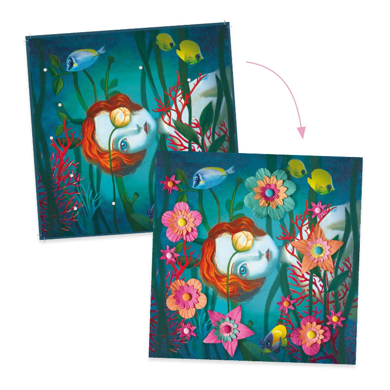Papierbastelset Blumen