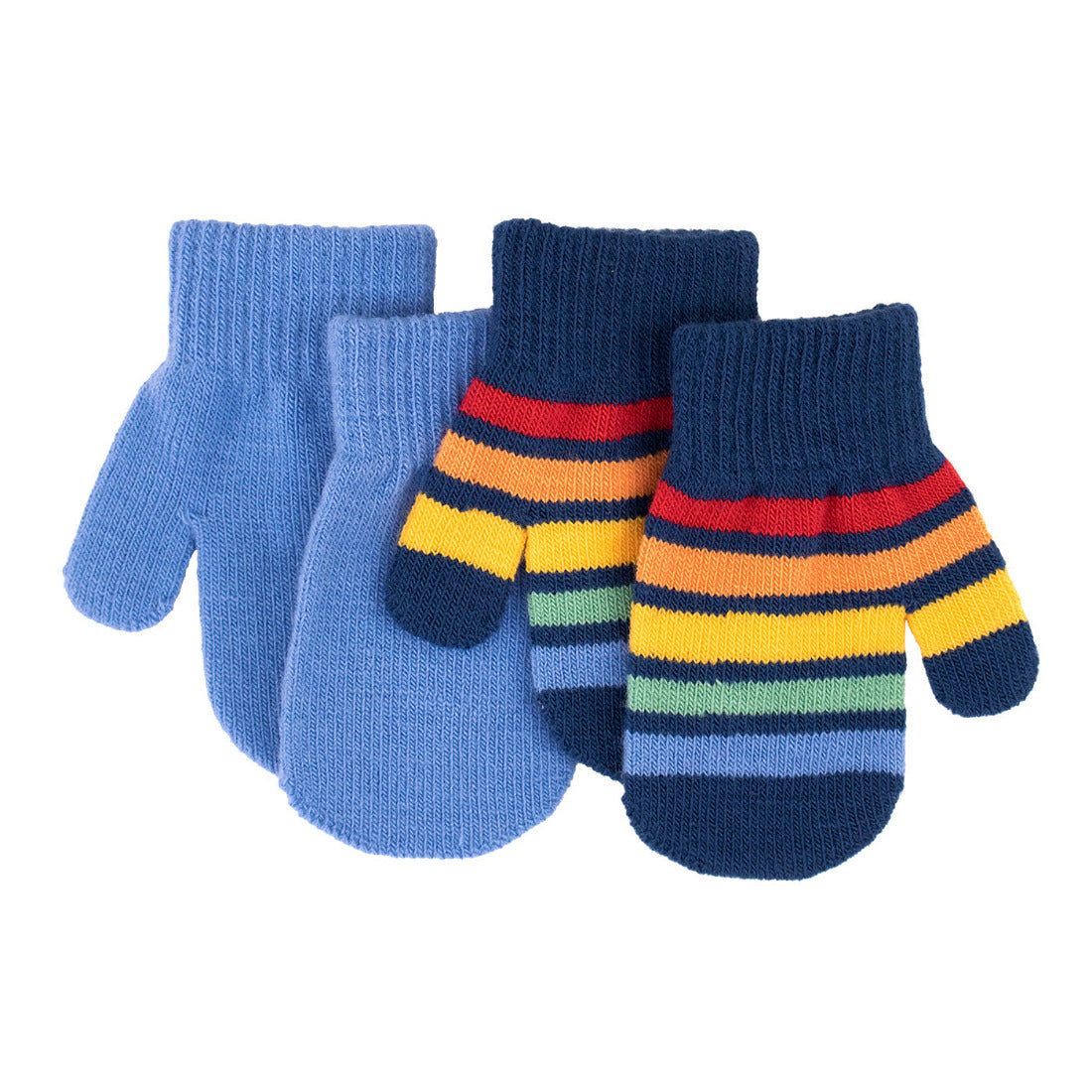 Die gestrickten Kinder-Fäustlinge haben ein angenehm breites Bündchen beim Handgelenk, die das An- und Ausziehen vereinfachen und für ein gutes Tragekomfort sorgen.