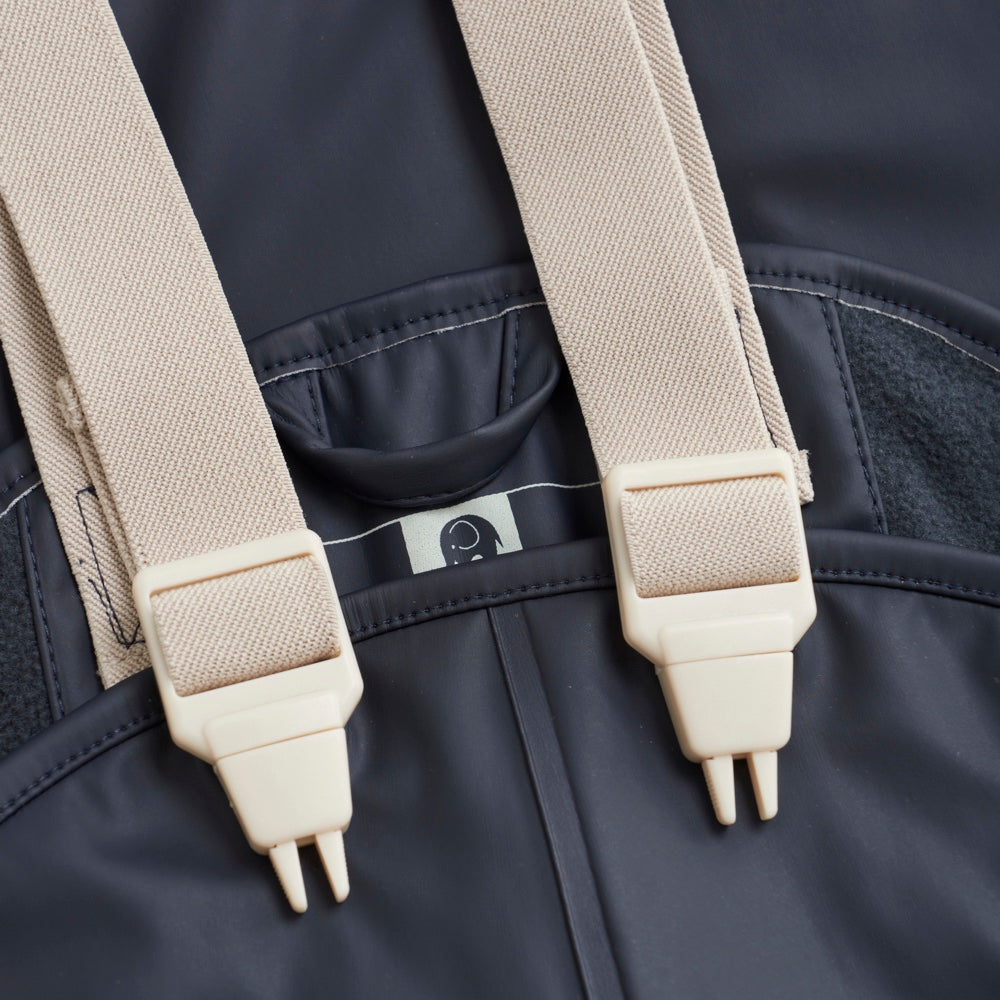 Regenbekleidung-Set gefüttert mit Fleece | Navy 