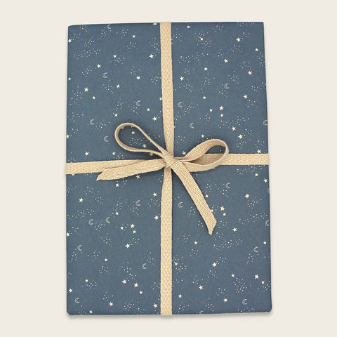 Geschenkpapier Monde & Sterne blau | ava & yves
