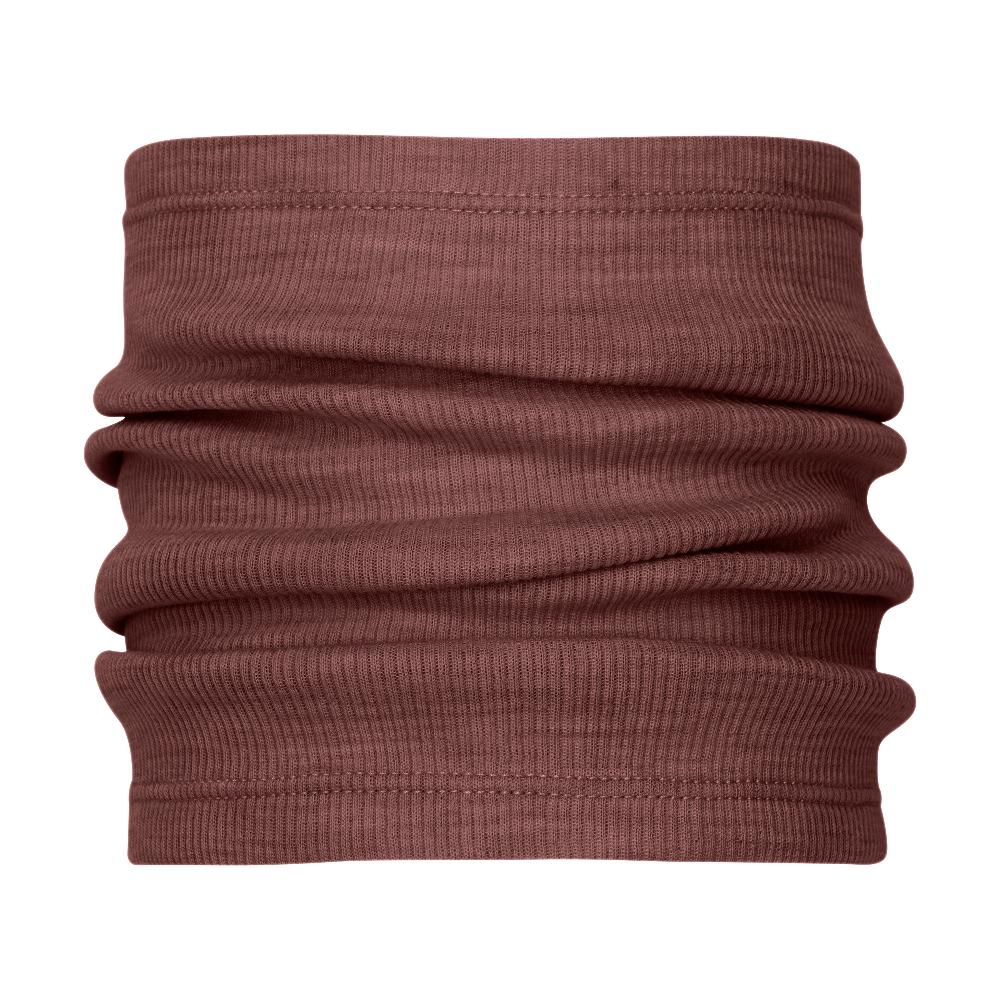 Der Neckwarmer ist aus Merinowolle. 