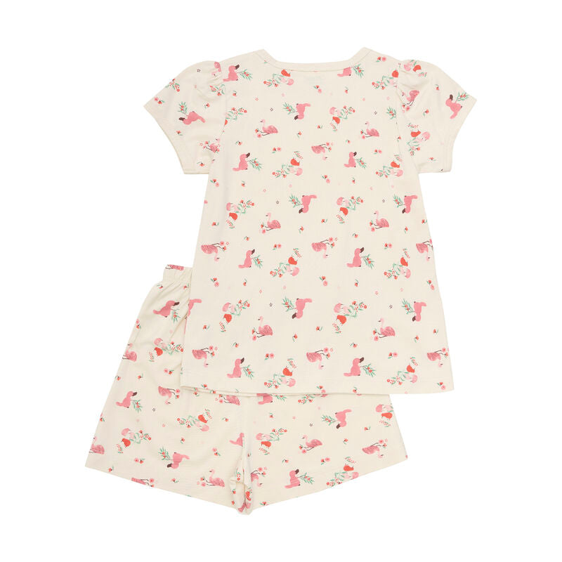 Pyjama mit Vogelprint celavi kinderkram
