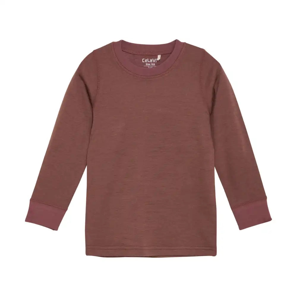shirt braun langarm
