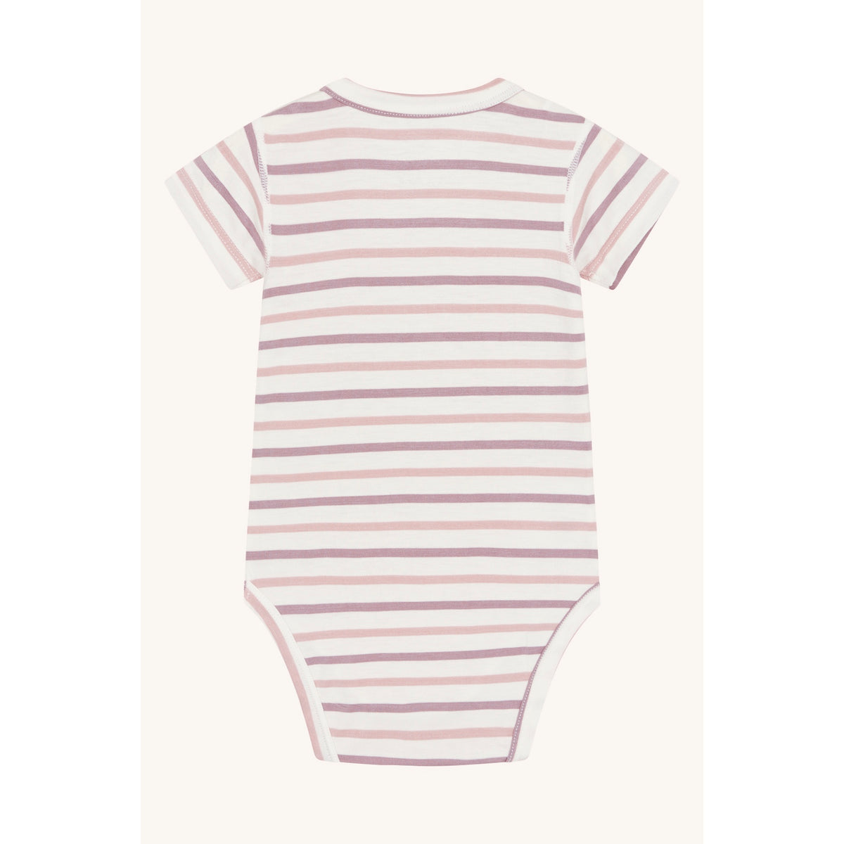 Body Buller kurzarm Bambus gestreift | Heather | Hust & Claire