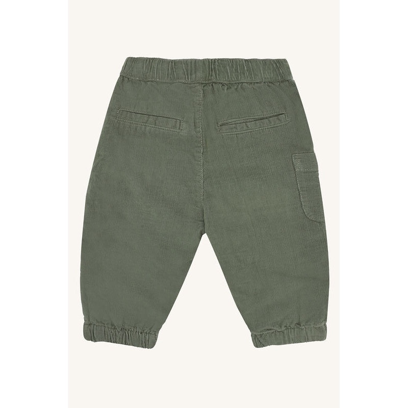 Cordhose grün