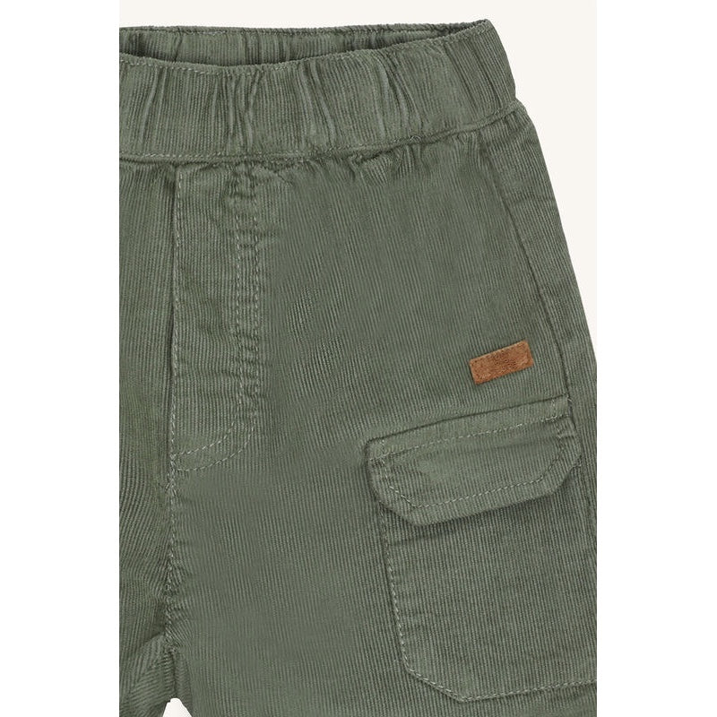 Cordhose grün