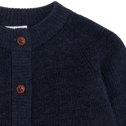 Jacke blau detail