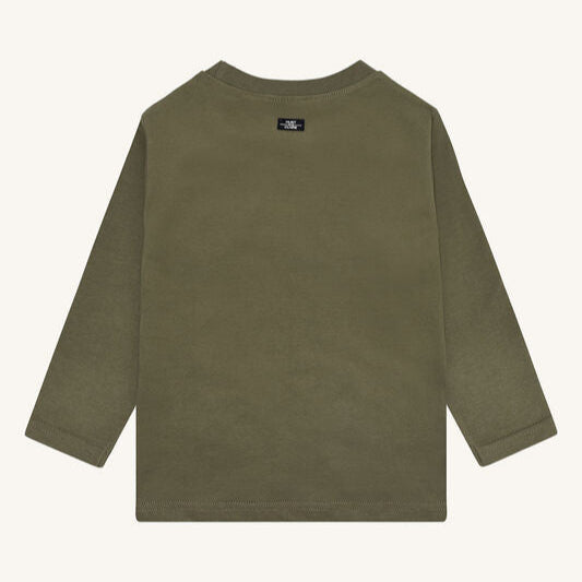 T-Shirt grün Rückseite
