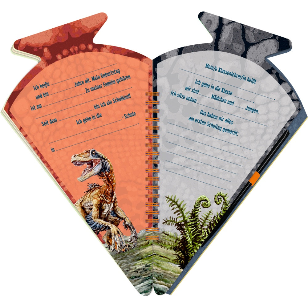 Schultüten-Kratzbuch "Hurra, endlich Schule" Dinosaurier | Die Spiegelburg