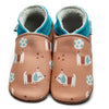 Krabbelschuhe von Inch Blue mit Hundemotiv Hunde