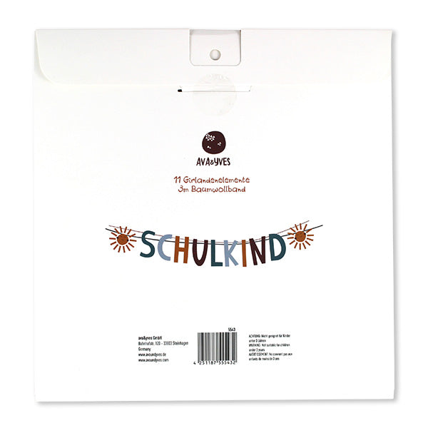 Schulkind | Girlande ADVENTURE  | ava & yves