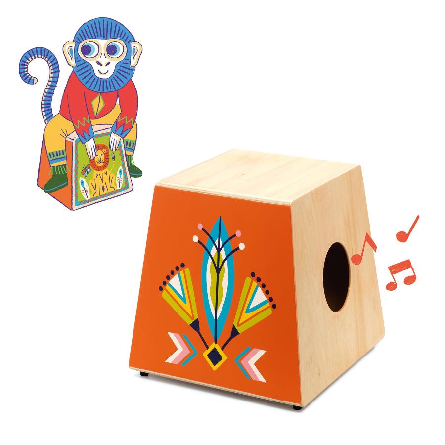 Cajon von Seitenansicht