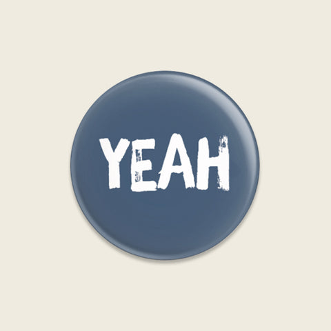 Button Yeah blau | ava & yves