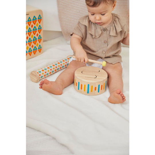 Trommel Solid Drum Natural | PlanToys