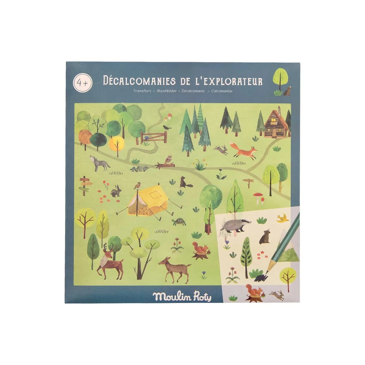 Rubbelbilder FORSCHER Le Jardin du Moulin | Moulin Roty