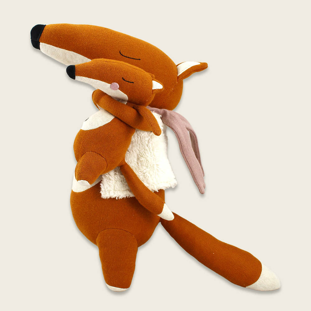 Kuscheltier Fuchs "Hanni" mit Baby | Ava&Yves