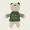 Stofftier Panda mit Aufschrift | 2 Varianten | ava & yves