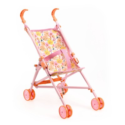 Puppenwagen Buggy Blumen Pomea | Djeco