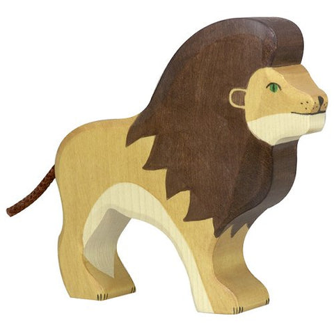 Löwe aus Holz