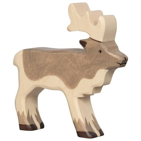Rentier aus Holz