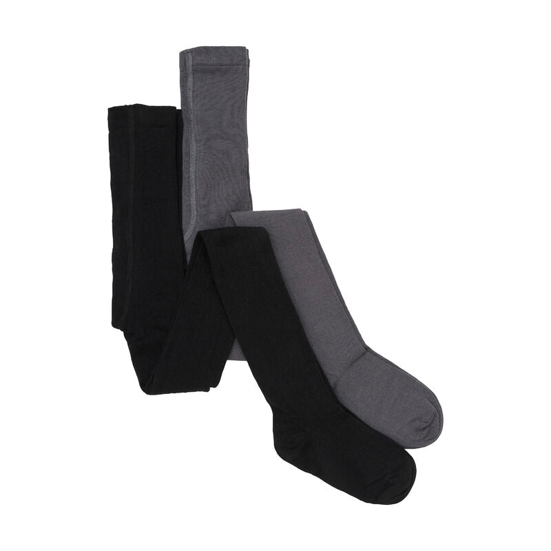 Strumpfhose 2-er Set | Black | Bering Sea | Creamie